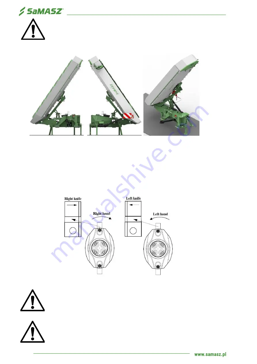 SaMASZ XT 390 Operator'S Manual Download Page 32