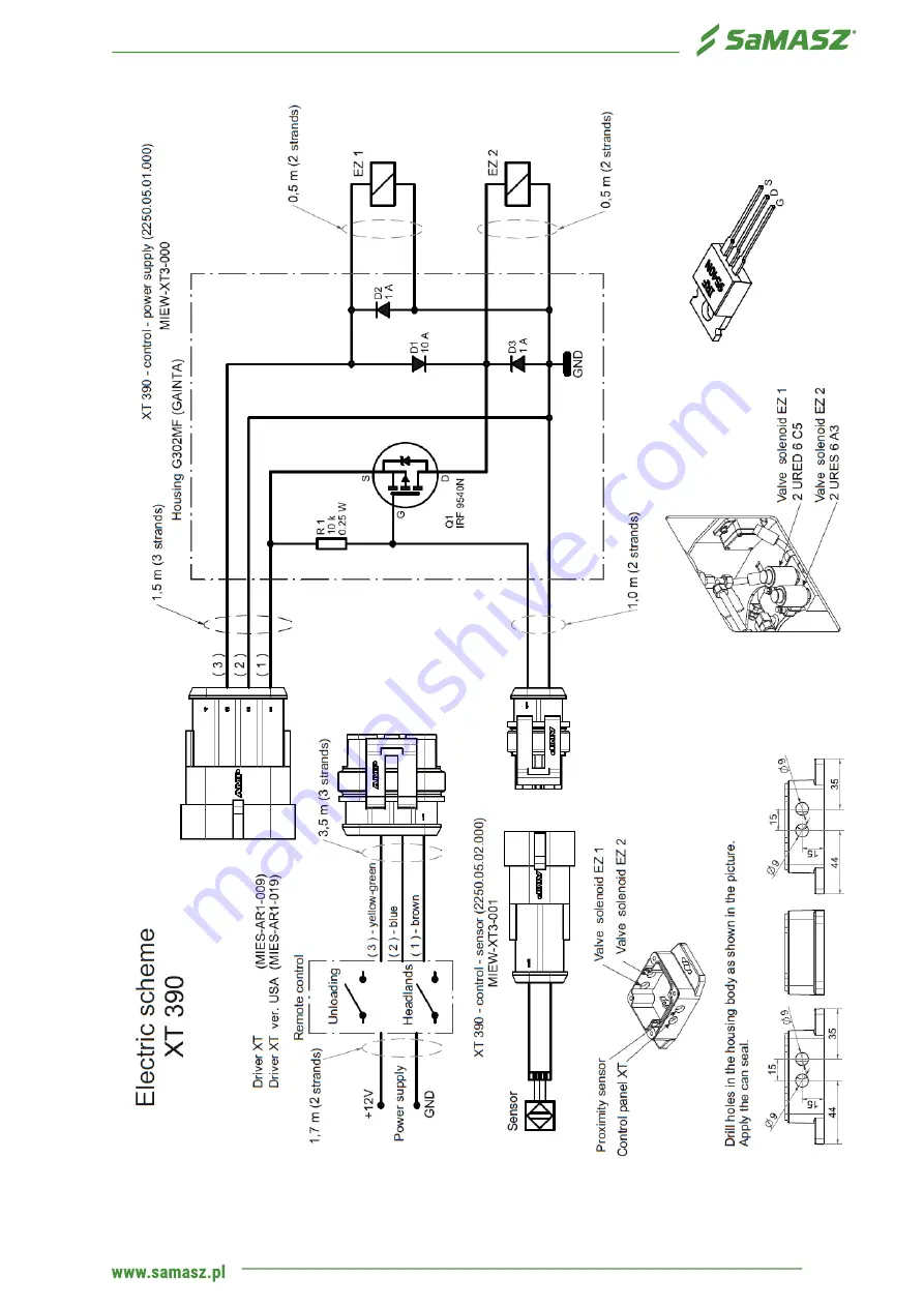 SaMASZ XT 390 Operator'S Manual Download Page 41