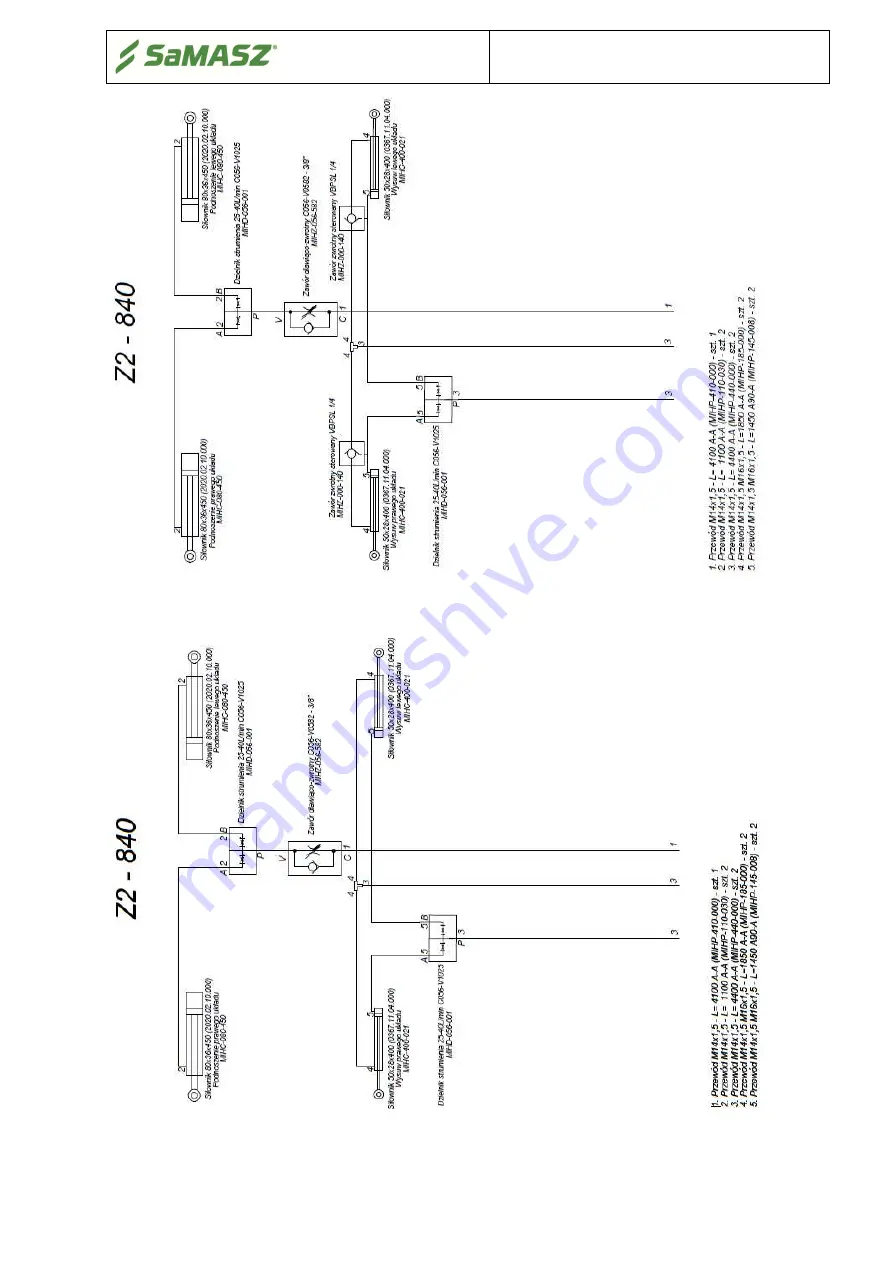 SaMASZ Z2-780 Operator'S Manual Download Page 41