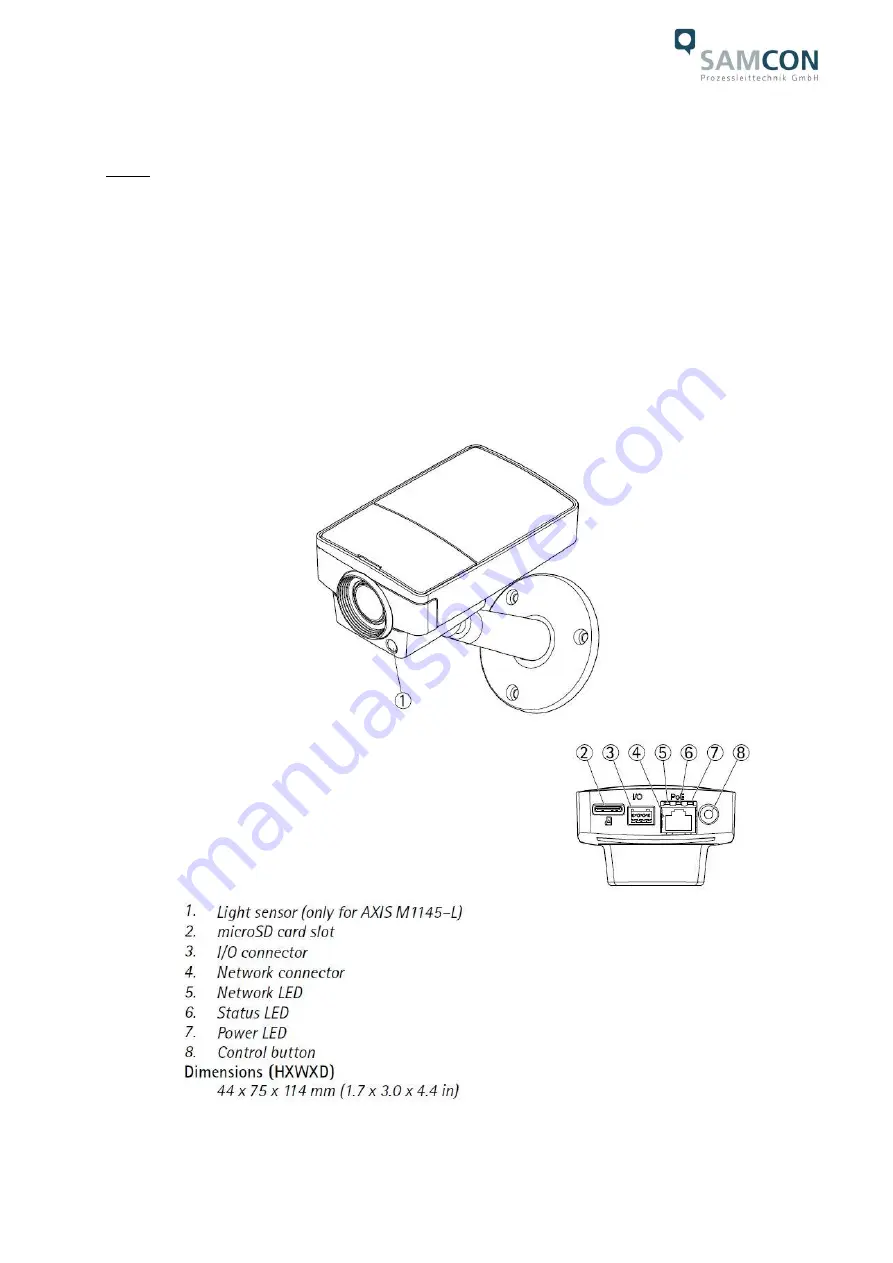 Samcon RoughCam IPM1145 User Manual Download Page 28