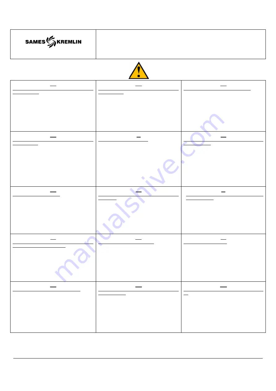 SAMES KREMLIN 06R440 Скачать руководство пользователя страница 2