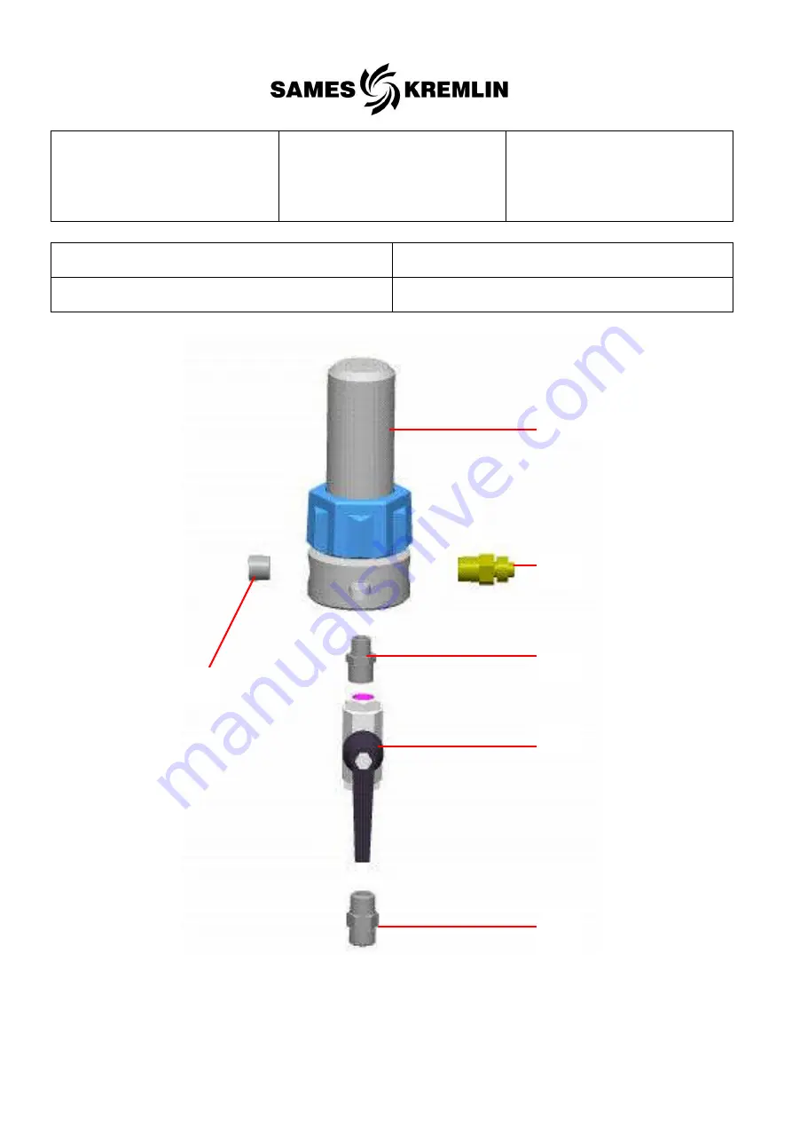 SAMES KREMLIN AIRMIX 08C240 Скачать руководство пользователя страница 36