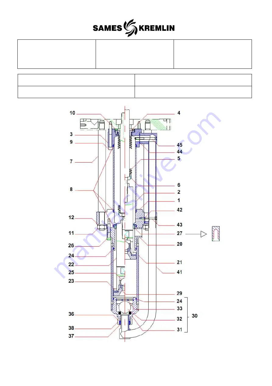 SAMES KREMLIN FLOWMAX 20F440 Скачать руководство пользователя страница 29