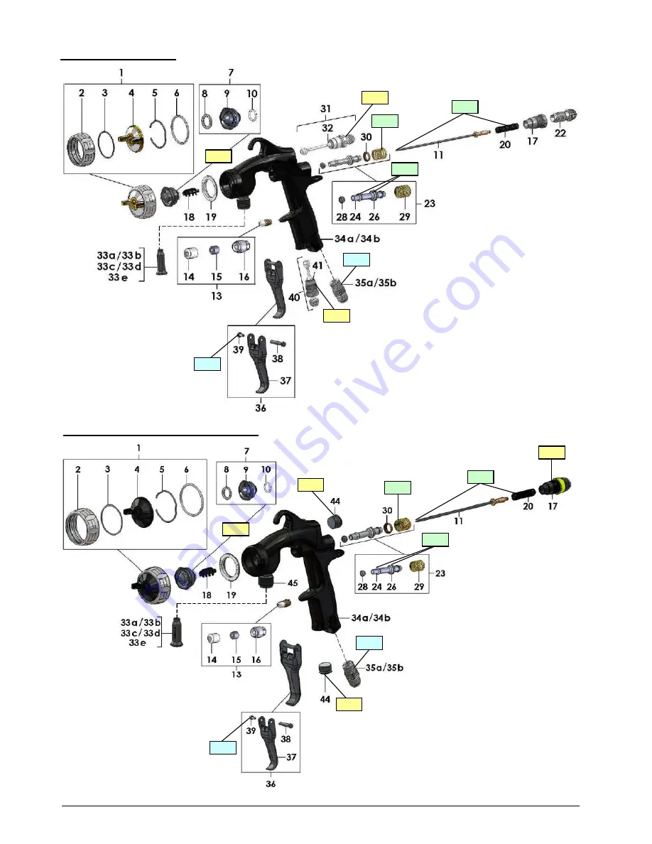 SAMES KREMLIN FPro P Disassembly/Reassembly Download Page 3