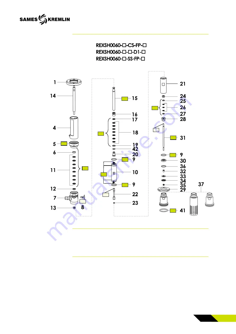 SAMES KREMLIN REXSH0060 Скачать руководство пользователя страница 37