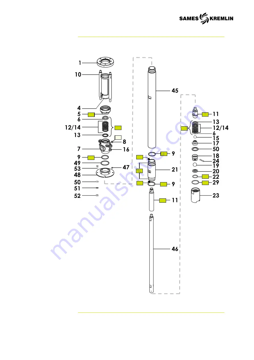 SAMES KREMLIN REXSON 2B0124 User Manual Download Page 42