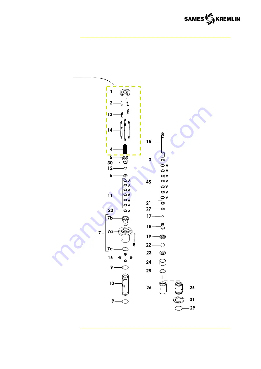 SAMES KREMLIN REXSON 2B453 User Manual Download Page 46