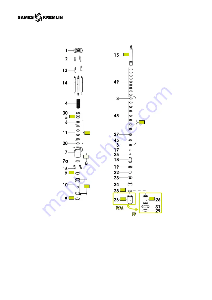 SAMES KREMLIN REXSON 2B750 User Manual Download Page 41