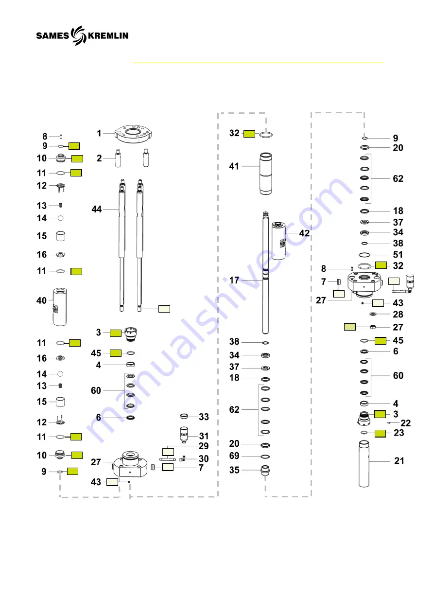 SAMES KREMLIN REXSON 4B750 Скачать руководство пользователя страница 41