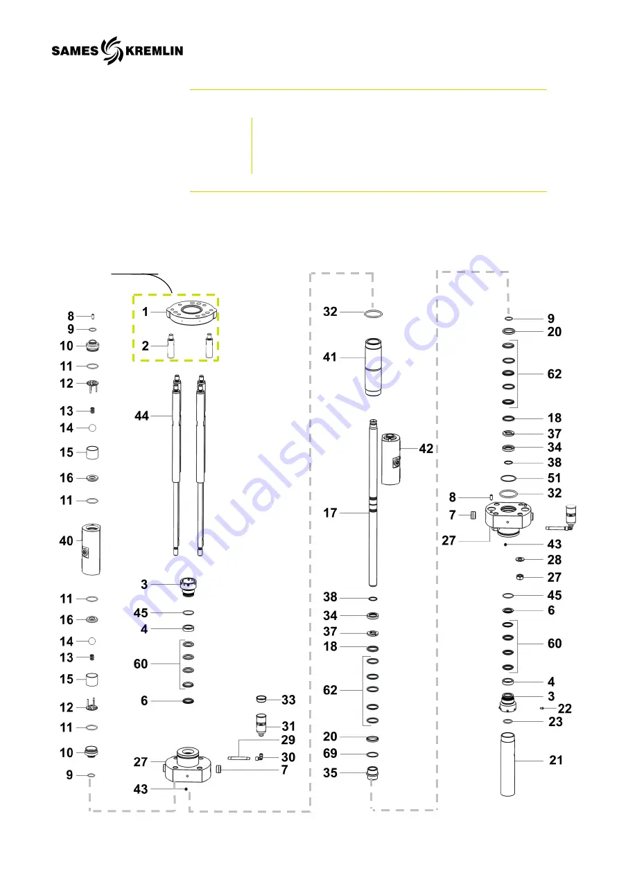 SAMES KREMLIN REXSON 4B750 User Manual Download Page 47