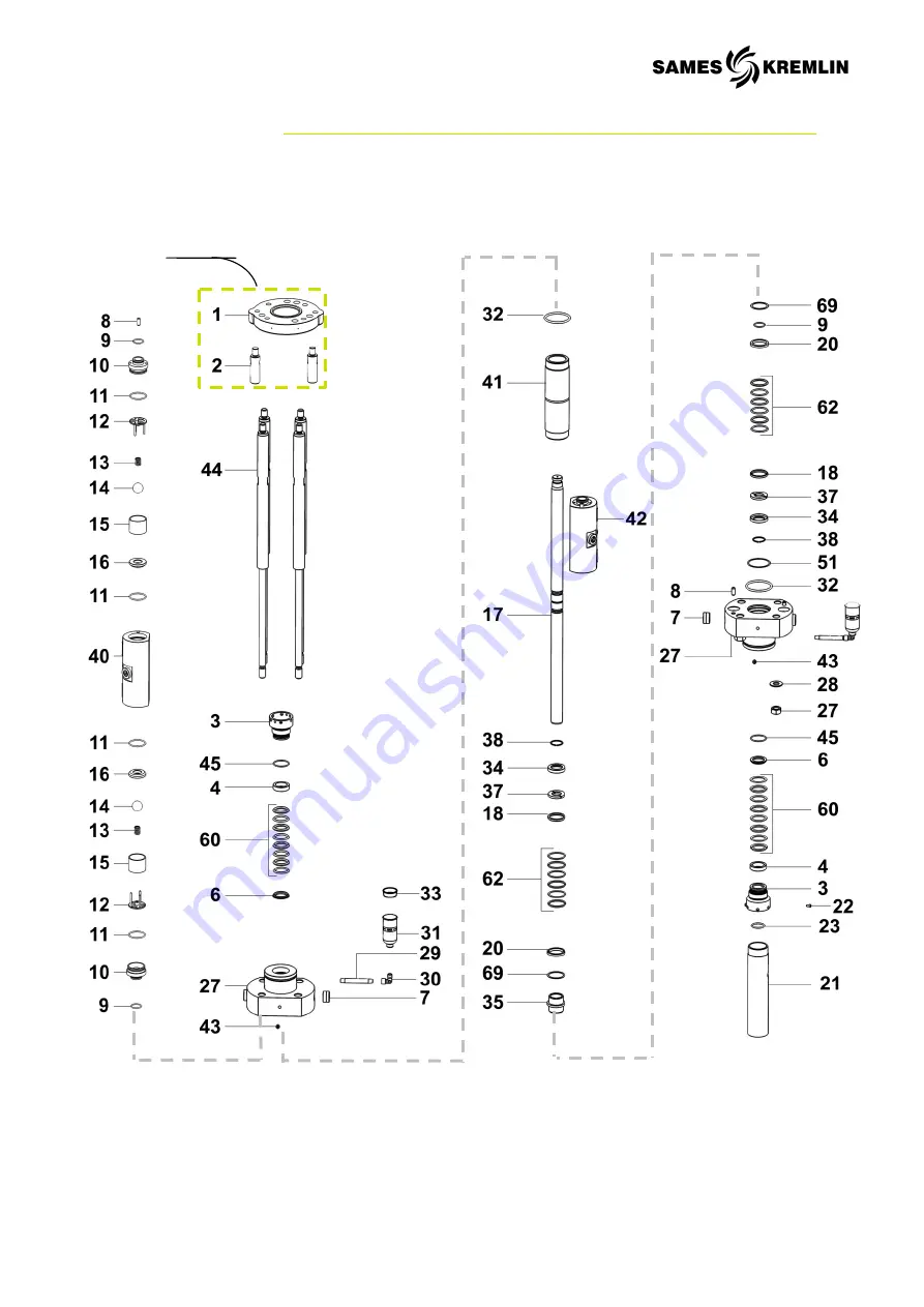 SAMES KREMLIN REXSON 4B750 Скачать руководство пользователя страница 48