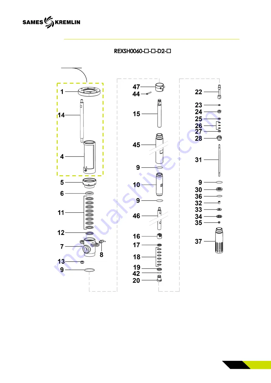 SAMES KREMLIN REXSON SH0060 Скачать руководство пользователя страница 43