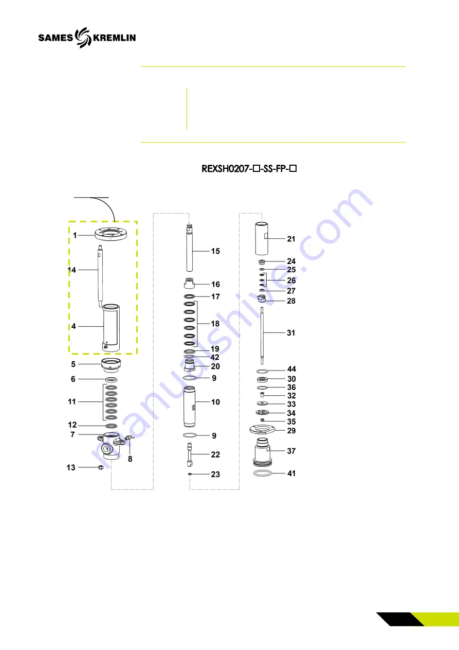 SAMES KREMLIN REXSON SH0207 Скачать руководство пользователя страница 41