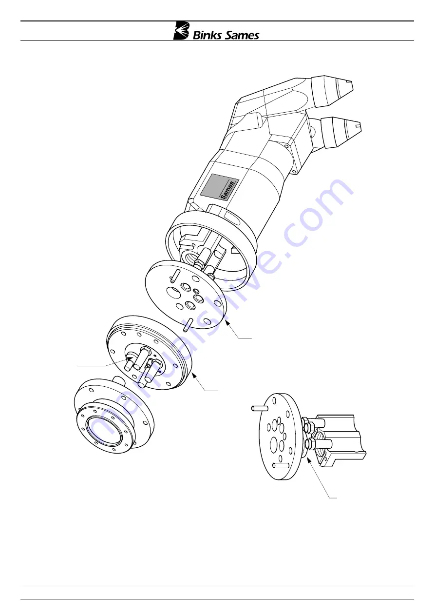 SAMES KREMLIN SRV 028 TWIN 60 Instruction Manual Download Page 8