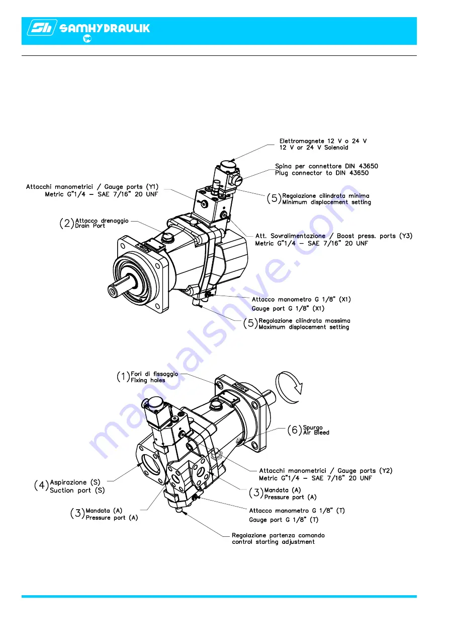 samhydraulik H1V EM Operator'S Manual Download Page 2