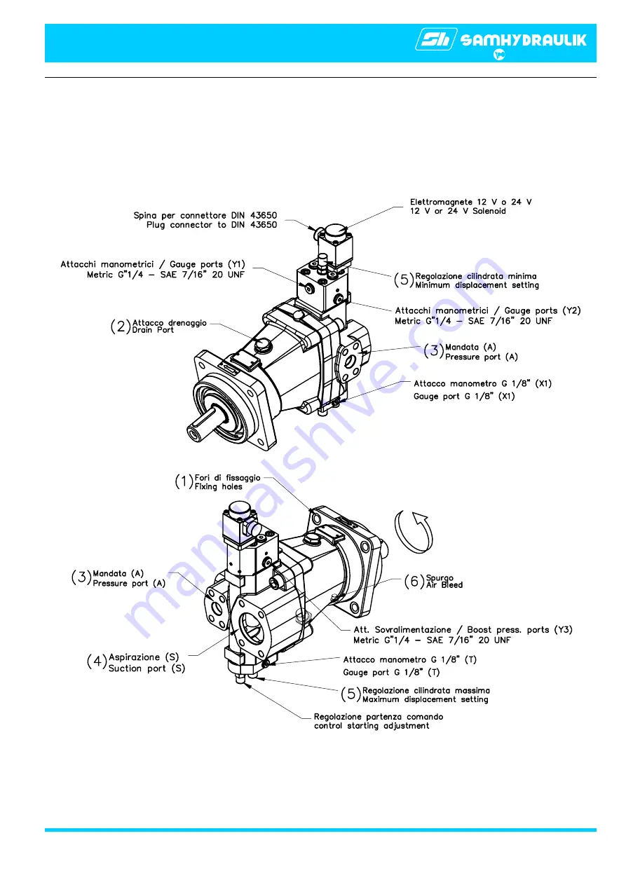 samhydraulik H1V EM Operator'S Manual Download Page 3