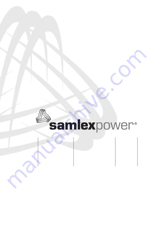 Samlexpower SEC-1250UL Owner'S Manual Download Page 37