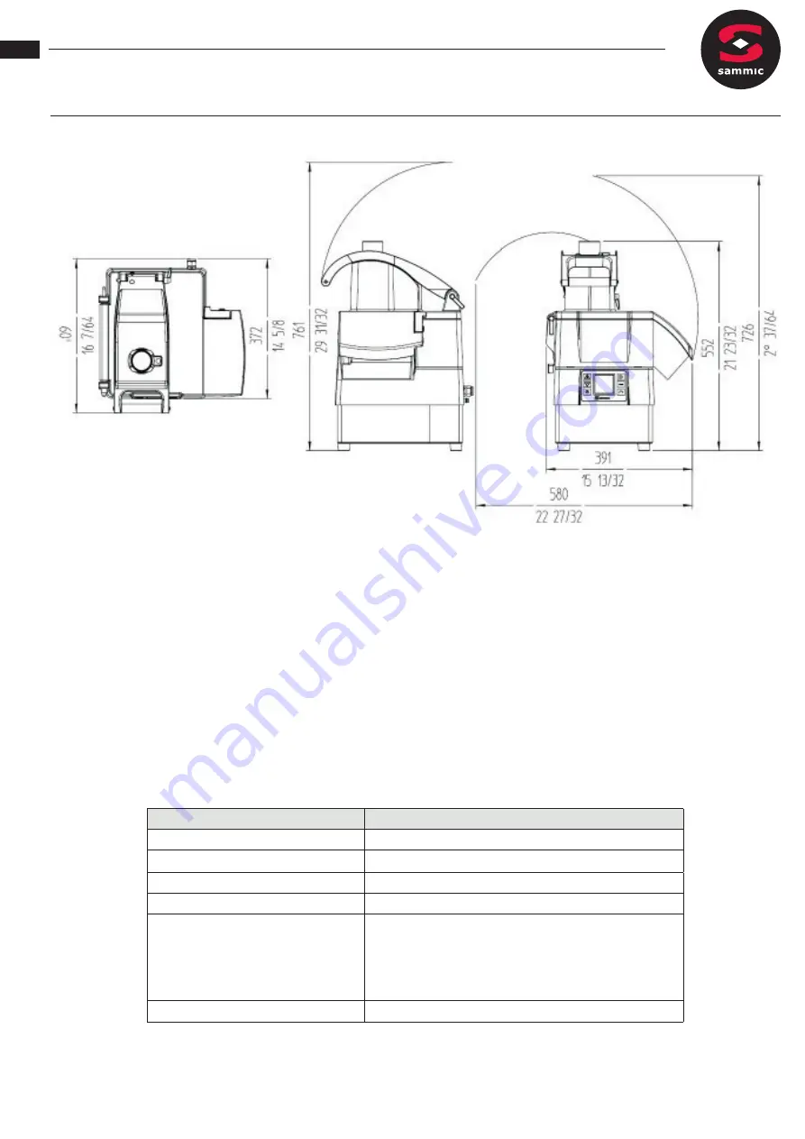 Sammic CA-3V User Manual Download Page 46