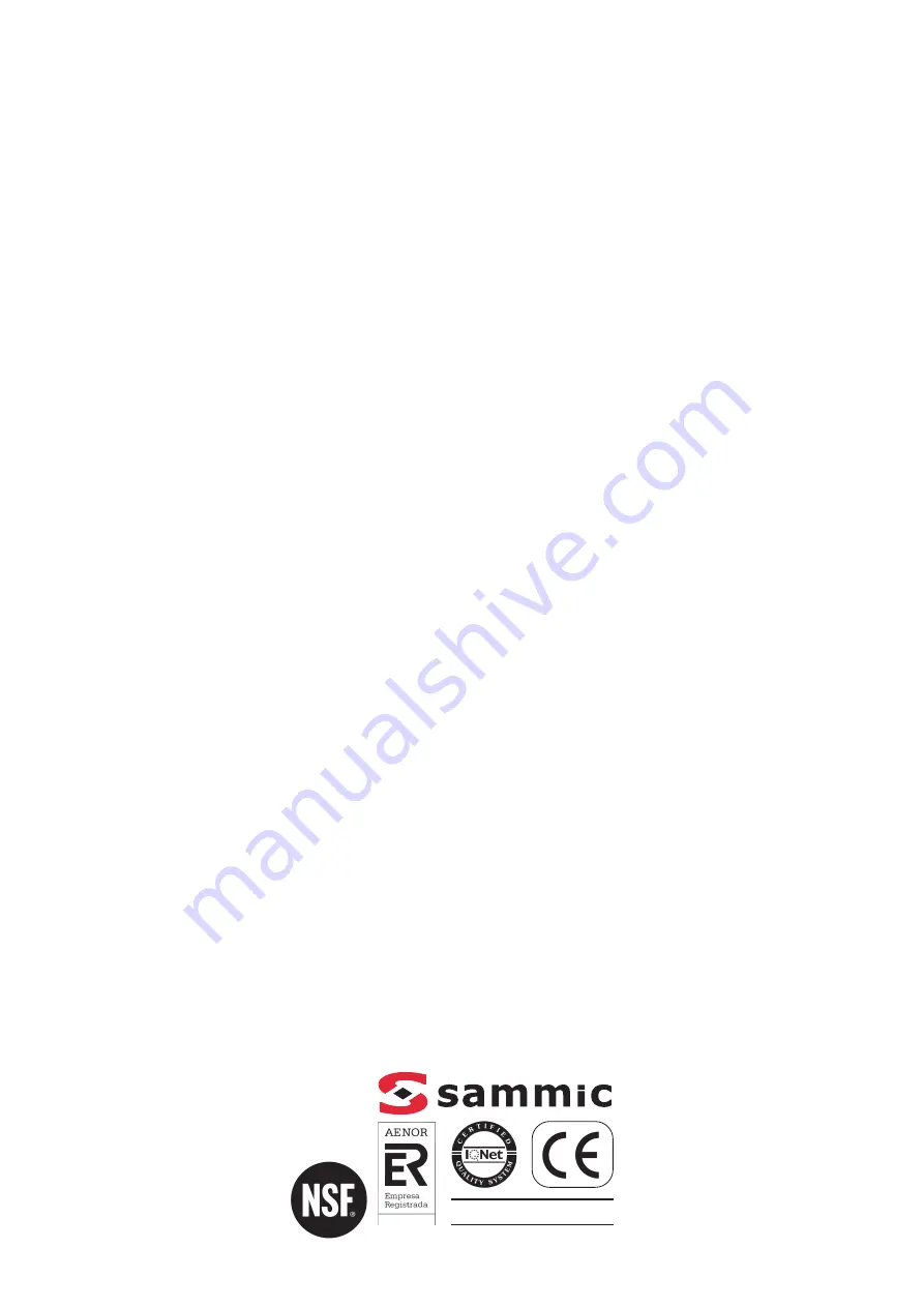 Sammic CA-3V User Manual Download Page 68