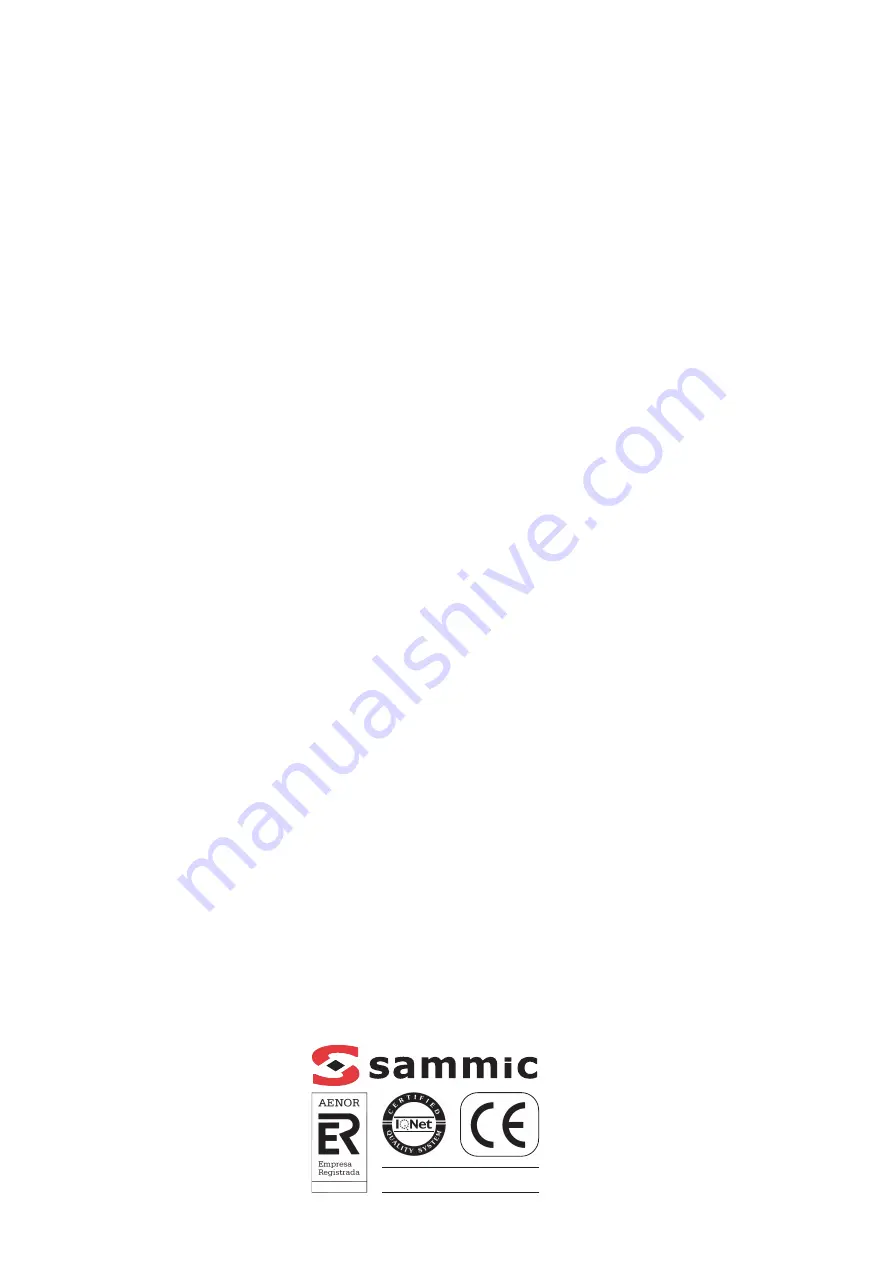 Sammic CE-135 User Manual Download Page 12