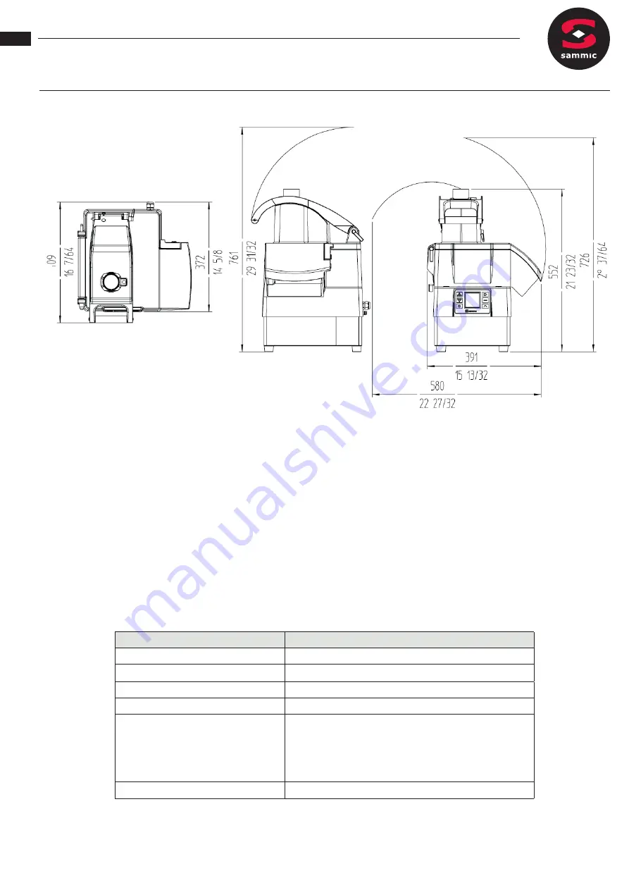 Sammic CK-35V User Manual Download Page 10