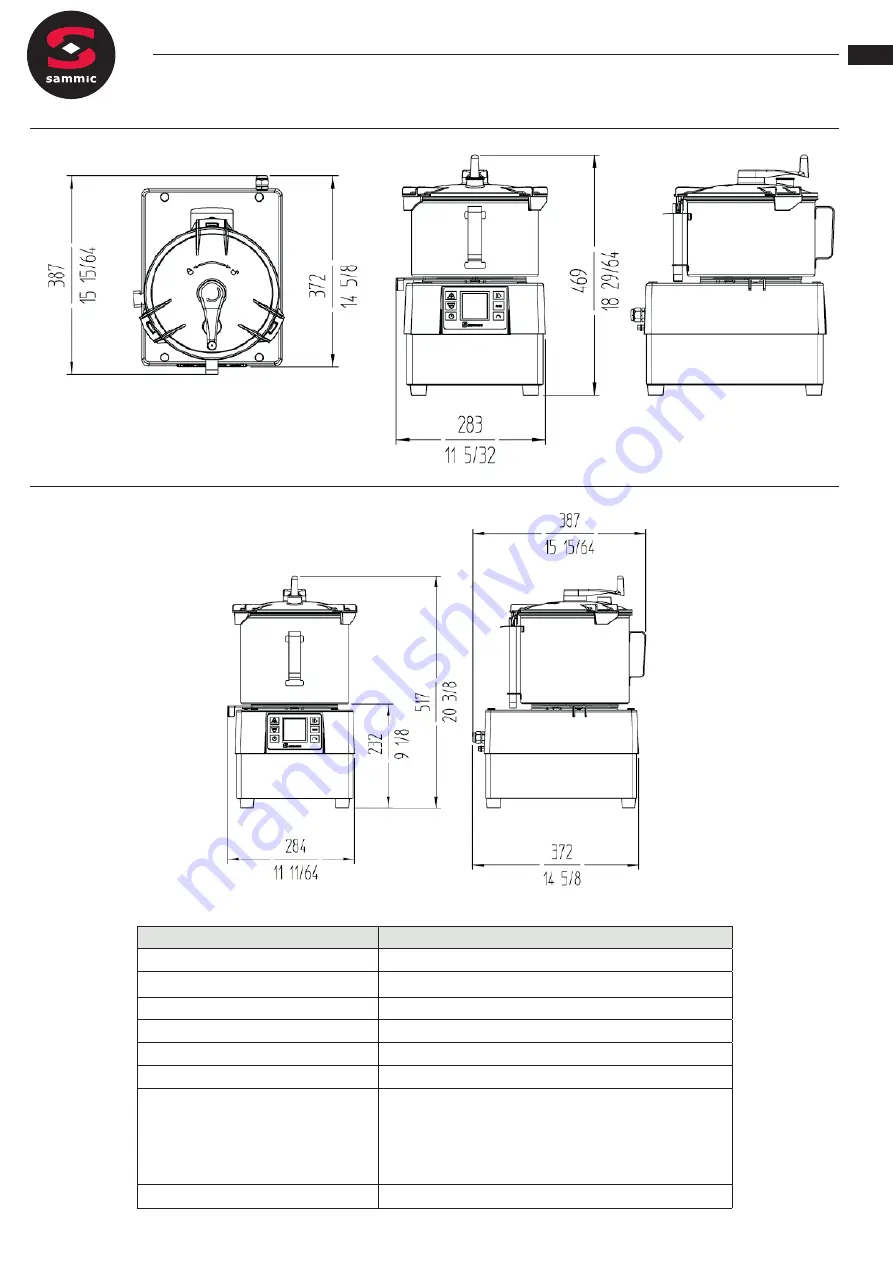 Sammic CK-35V User Manual Download Page 39