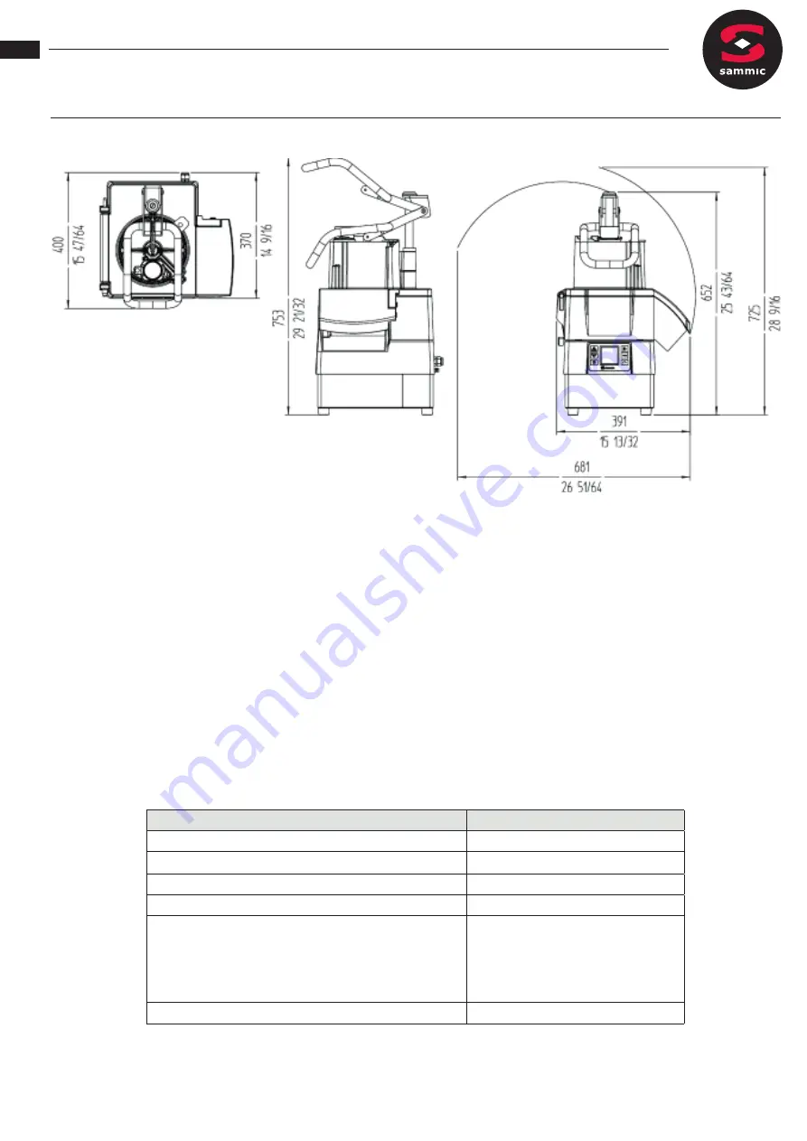 Sammic CK-35V User Manual Download Page 70