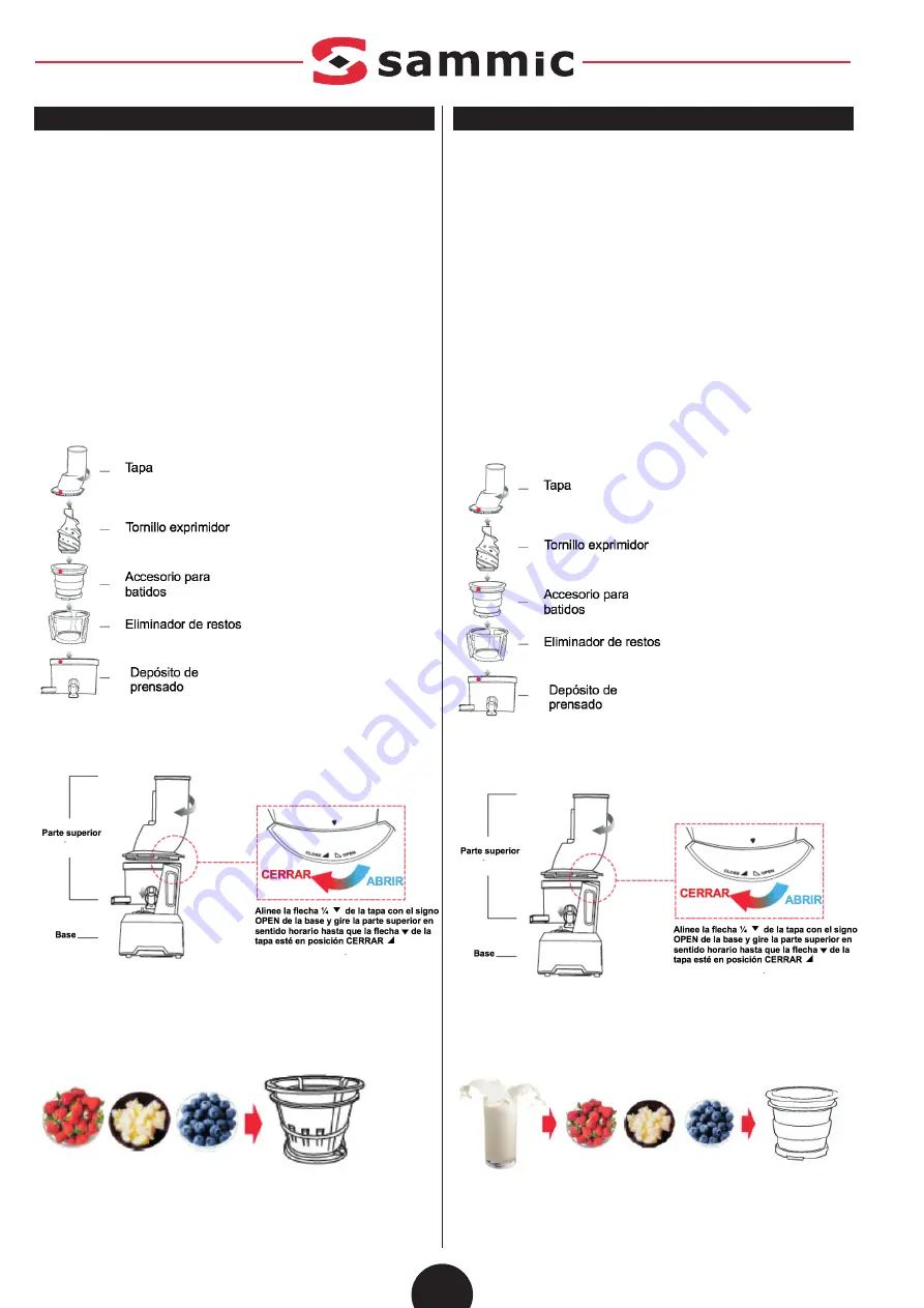 Sammic LL-60 User Manual Download Page 6