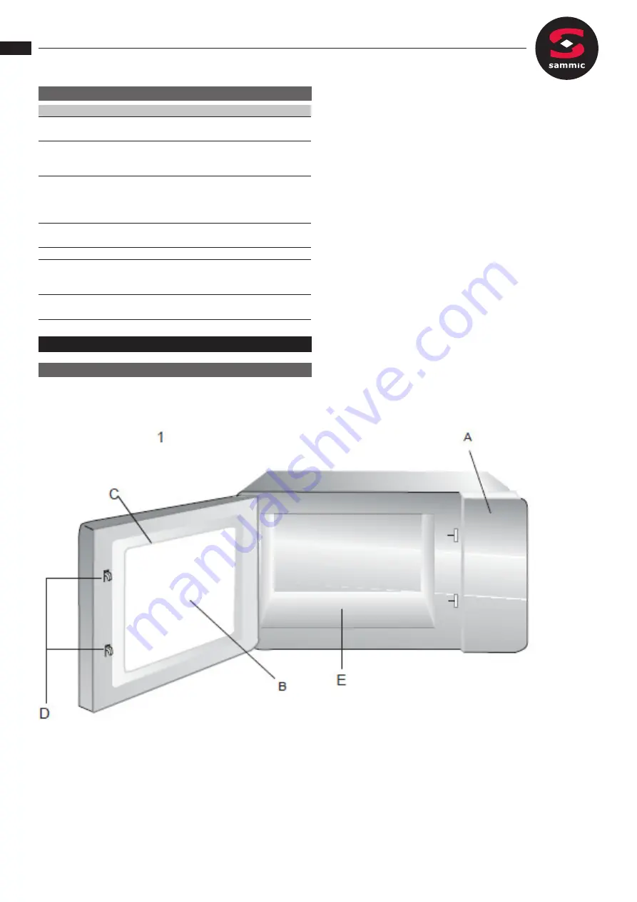 Sammic MO-1000M Instruction Manual Download Page 22