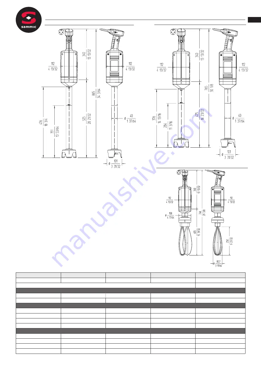 Sammic XM-30 / MB / B User Manual Download Page 47