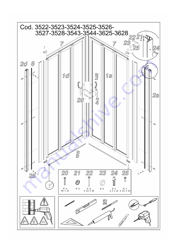 Samo Flex B 3544 Assembly Instruction Manual Download Page 4