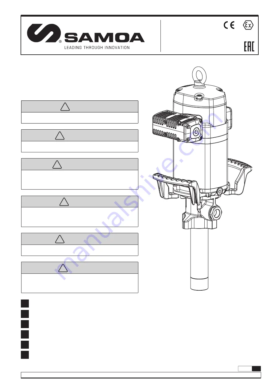 Samoa 536010 Parts And Technical Service Manual Download Page 1