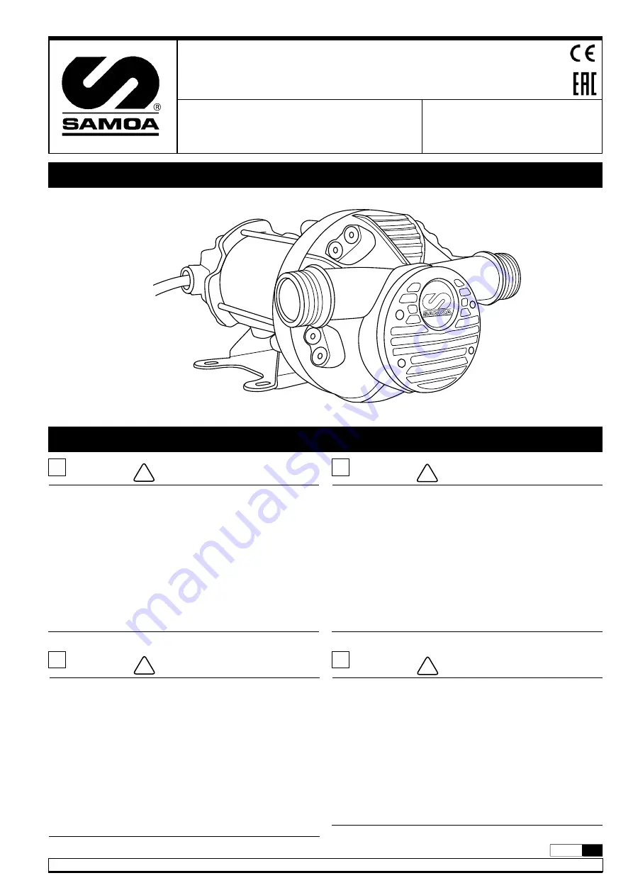 Samoa 560 212 Technical Service Manual Download Page 1