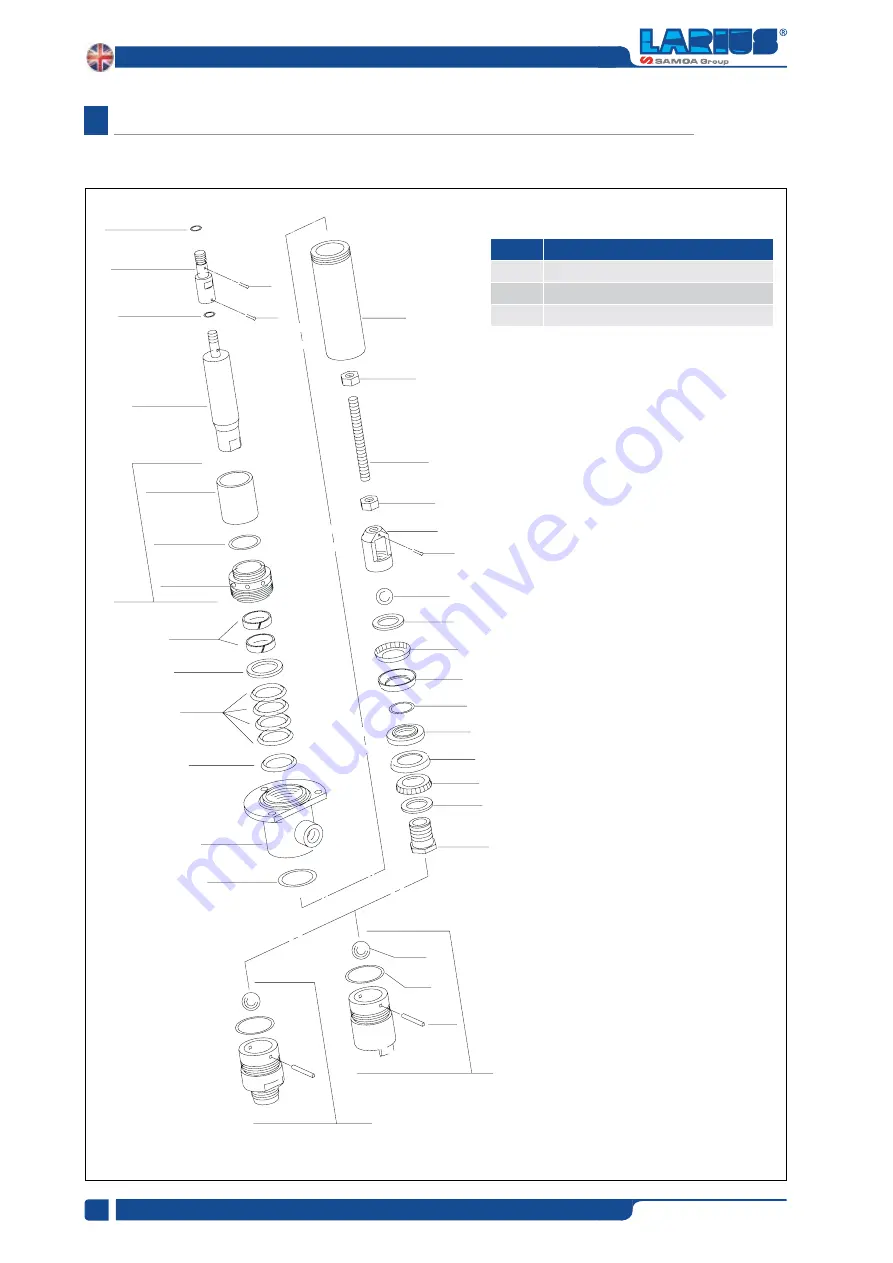 Samoa Larius GHIBLI 10:1 Operating And Maintenance Manual Download Page 18