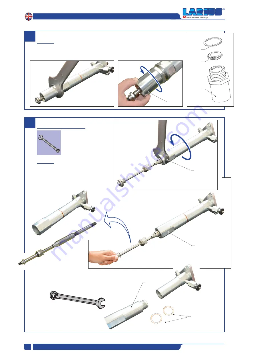 Samoa LARIUS SIRIO 60:1 Operating And Maintenance Manual Download Page 18