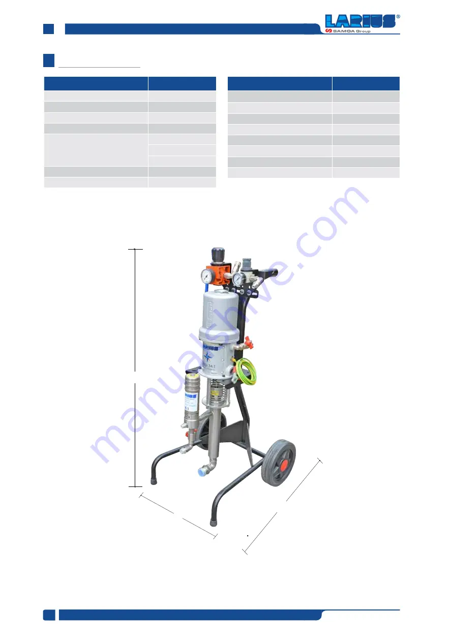 Samoa LARIUS VEGA 34:1 Operating And Maintenance Manual Download Page 46