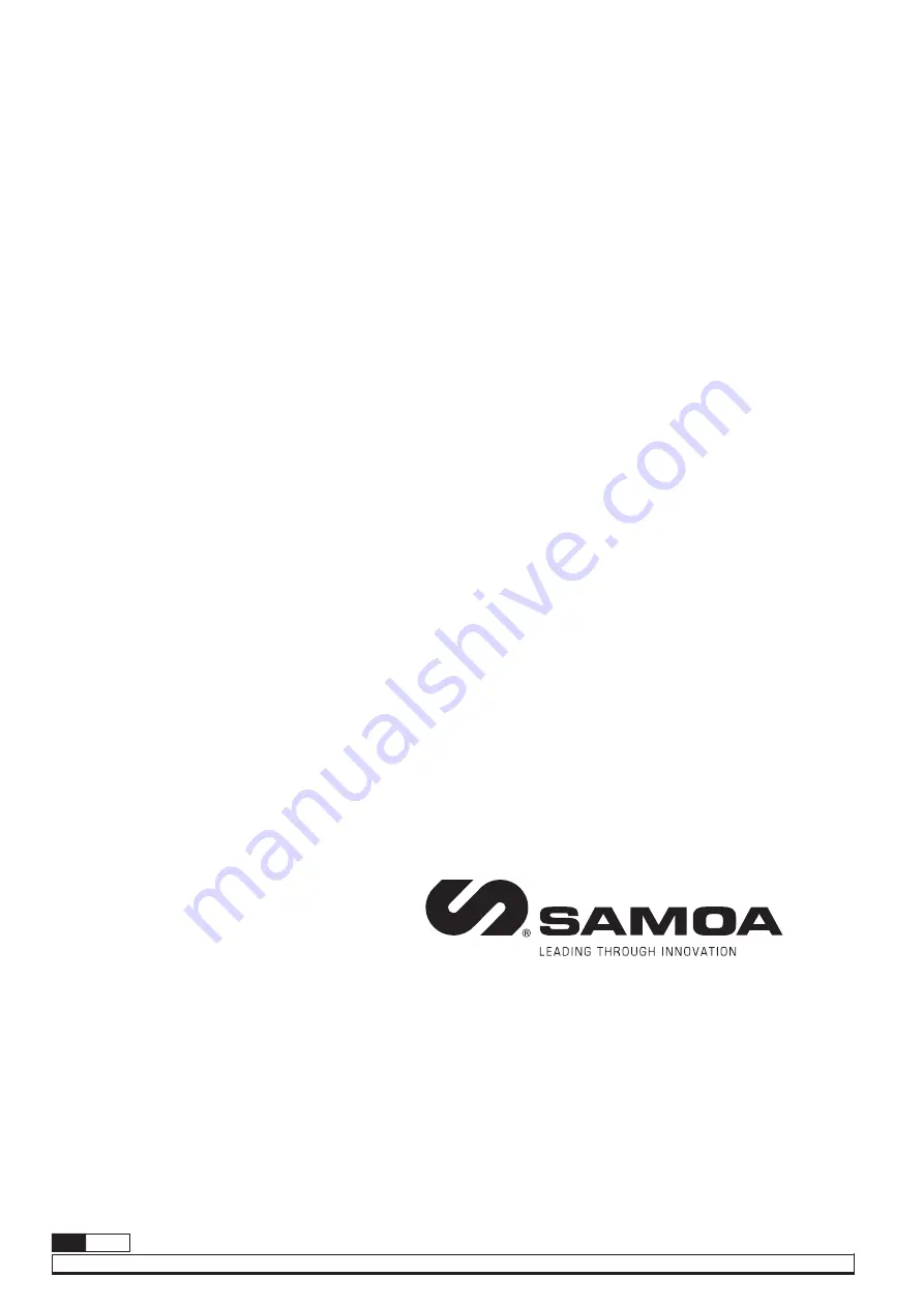 Samoa UP20 Hybrid Manual Download Page 12