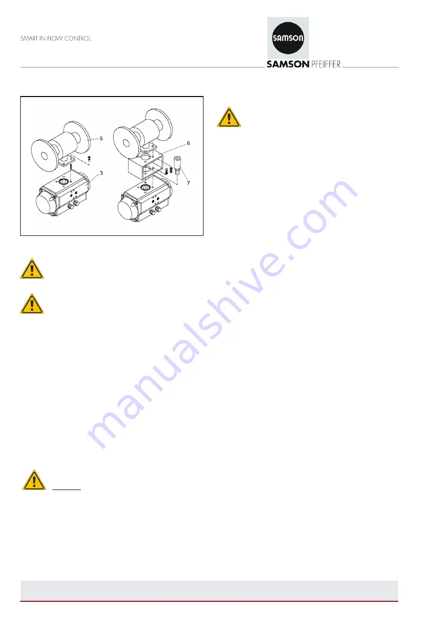 Samson BR 31a DAP Operating, Assembly And Maintenance Instructions Download Page 6