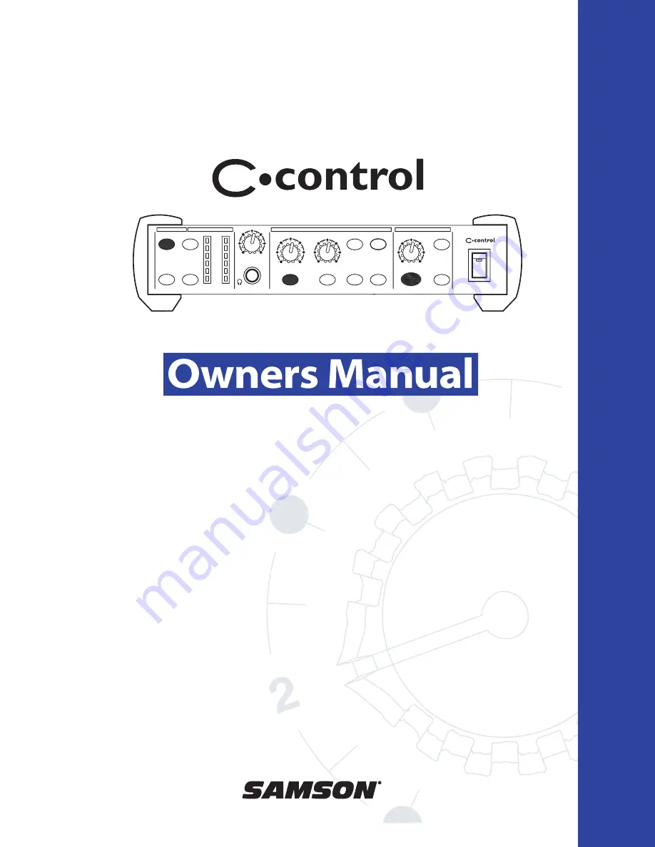 Samson C-Control Скачать руководство пользователя страница 1