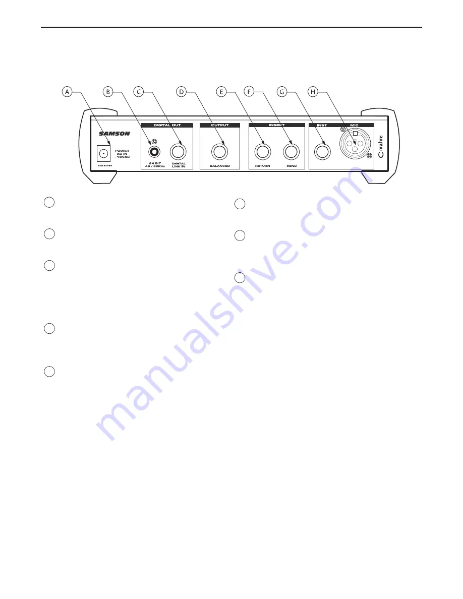 Samson C.valve C Class Owner'S Manual Download Page 7