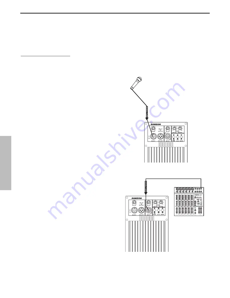 Samson dB500a Owner'S Manual Download Page 34