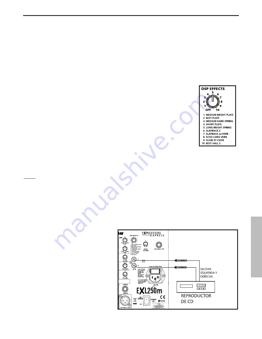 Samson Expedition Express EXL250 Owner'S Manual Download Page 69