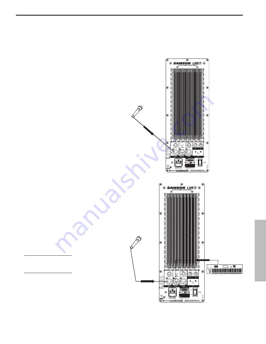 Samson Live L1215 Owner'S Manual Download Page 49