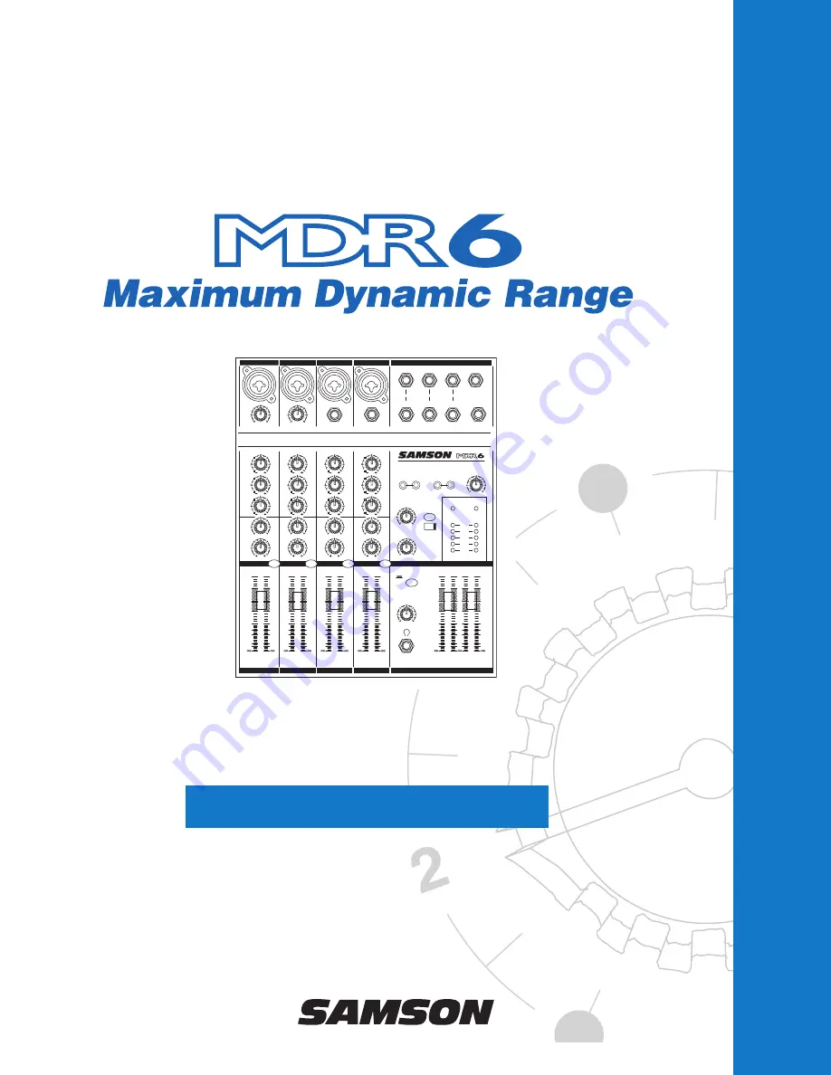 Samson MDR MDR 6 Скачать руководство пользователя страница 1