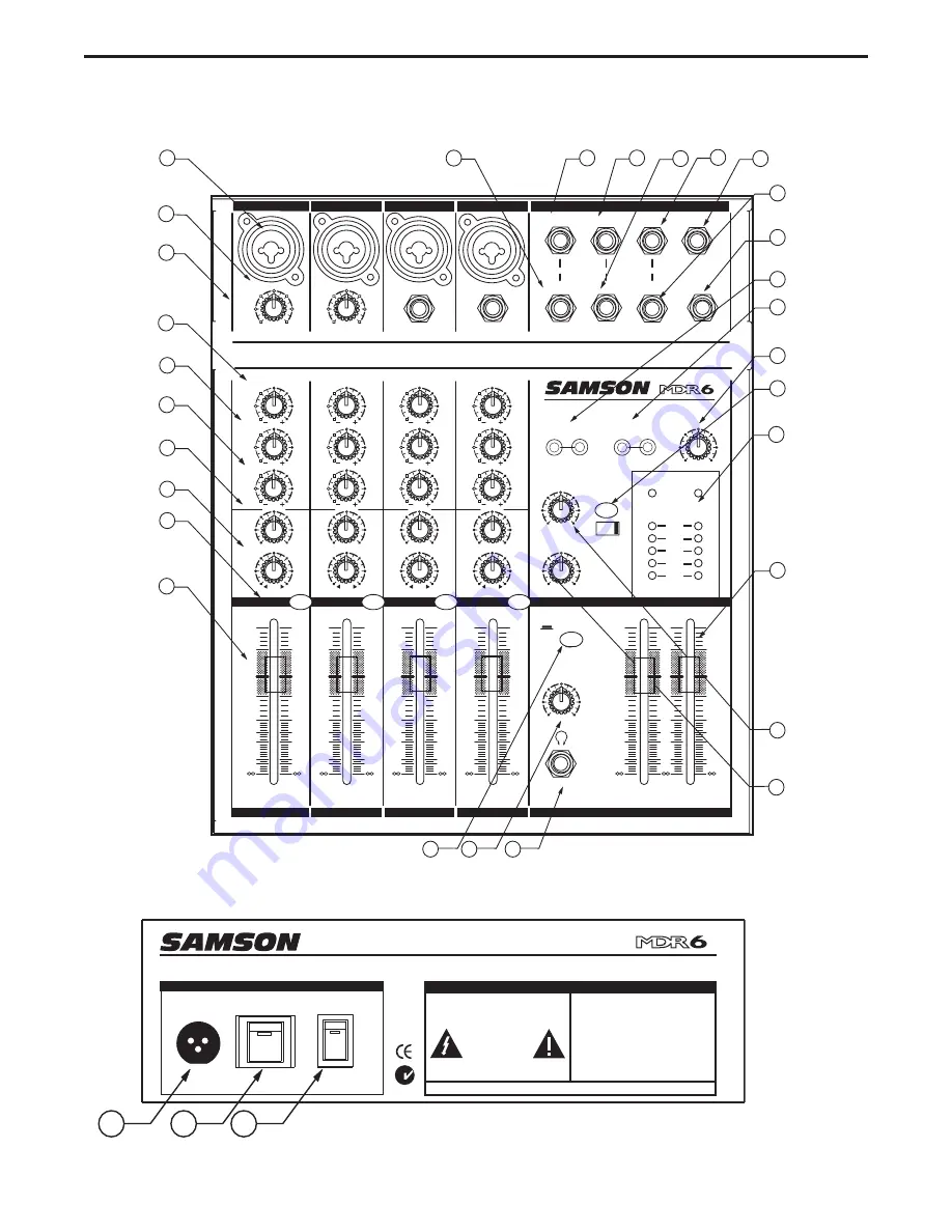 Samson MDR MDR 6 Скачать руководство пользователя страница 6