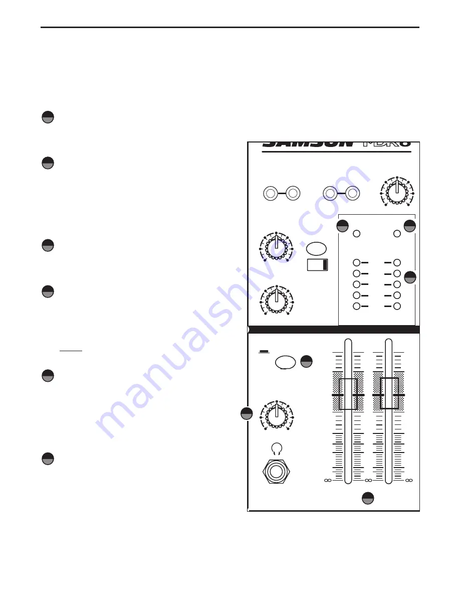 Samson MDR MDR 6 Owner'S Manual Download Page 11