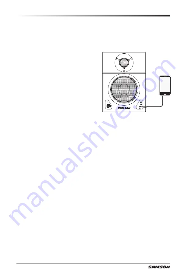 Samson MEDIAONE BT3 Owner'S Manual Download Page 56