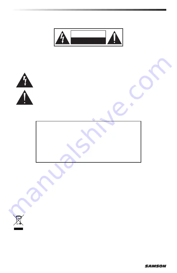 Samson MXS 2800 Owner'S Manual Download Page 46