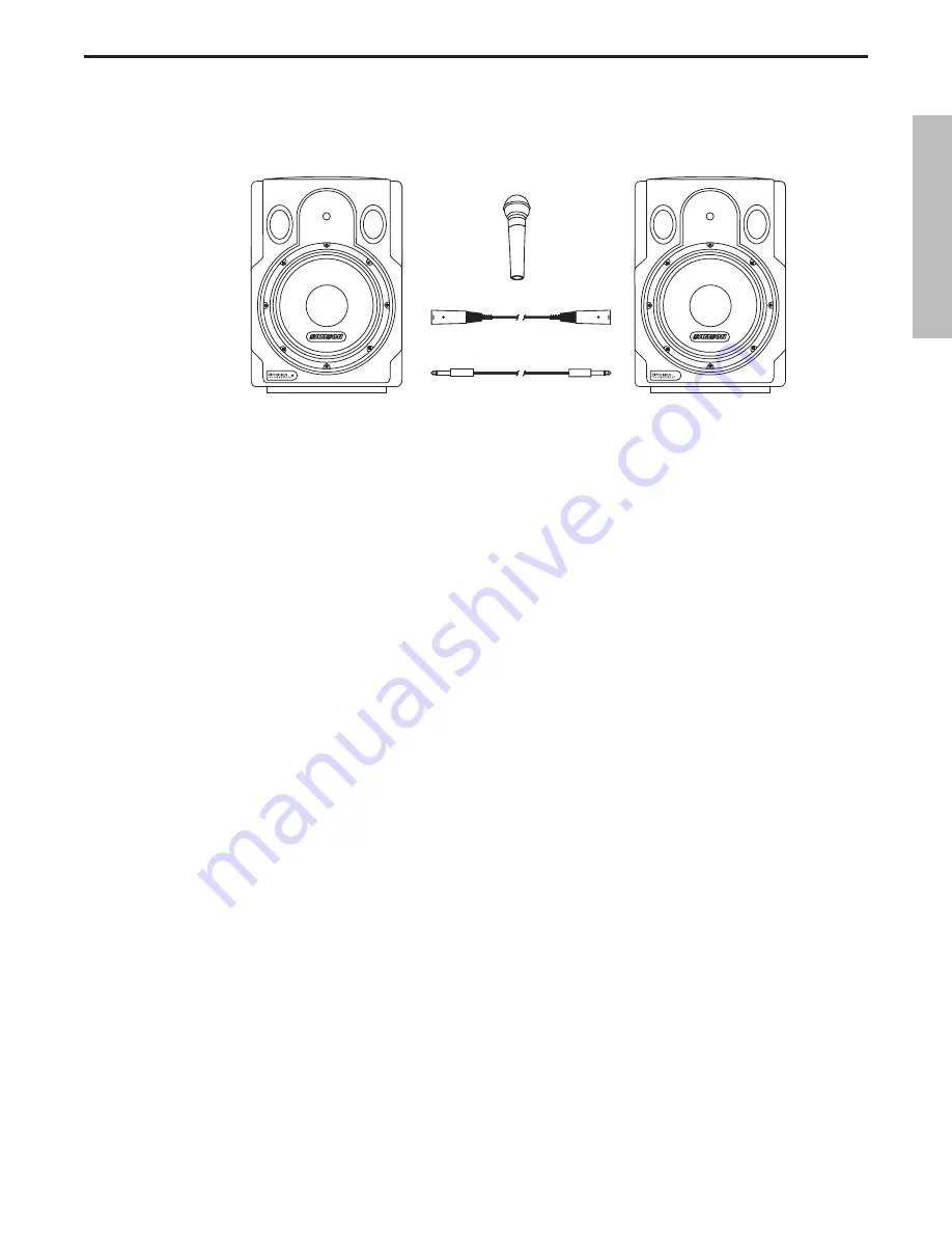 Samson PORTABLE PA SYSTEM EXL250 Скачать руководство пользователя страница 7