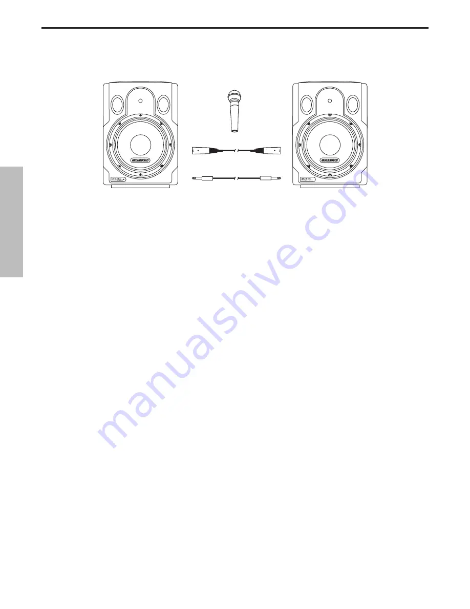 Samson PORTABLE PA SYSTEM EXL250 Скачать руководство пользователя страница 24